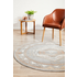 Rug Culture Mayfair Small Grey & Peach Rug 150X150CM - MAY-CAT-GRY-150X150 image NaN