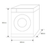 Euromaid 5.5kg Front Load Washing Machine WMFL55 image NaN