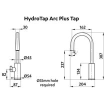 Zip HydroTap G5 Home Arc Plus Boiling & Chilled Filtered Tap Brushed Nickel H5L784Z11AU hero image