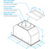 Whispair X3M06S5.OP/T 60cm Monte Carlo Under Cupboard Rangehood with Power On-Board Motor image NaN