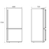 Westinghouse 425L Bottom Mount Fridge Black WBE4302BCL image NaN