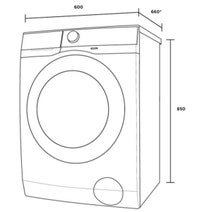 Westinghouse 8kg EasyCare 500 Front Load Washing Machine WWF8024M5WA hero image