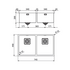 Artinox RADIU2V80 Radius Double Bowl Undermount Sink image NaN