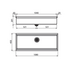 Artinox LAYSBR104 Layer SBR 104 Single Bowl Flush Mount Sink image NaN