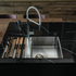 Franke Box Centre Double Bowl Sink with Small Bowl Left BWX220-54/27SBL image NaN