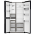 Haier 574L S+ Three Door Side by Side Fridge Non-Plumbed Water Dispenser Black HRF575XHC image NaN