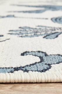 Rug Culture Seaside Medium White & Blue Rug 220X150CM - SSD-7777-WHT-220150 hero image