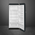Smeg 270L 50's Retro Style Aesthetic Upright Fridge Black Velvet FAB28RDBLV3 image NaN