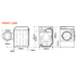 Speed Queen 10kg/9kg Washer Dryer Stack ATEE9ABLACK image NaN