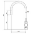 Artusi Gooseneck Mixer Pull Out Tap Chrome ASM301X image NaN