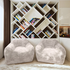 I Am Fake - Proudly Animal-Free, Cream Snug Chair - HCXSNUSA20BCRE image NaN