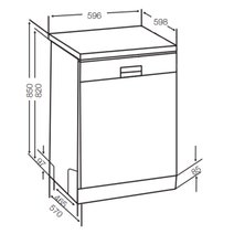 Westinghouse Freestanding Dishwasher WSF6608KXA hero image