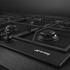 Smeg 72cm Classic 5 Burner Matte Black Gas Cooktop PX375LMBAU image NaN