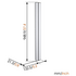 Vogel's CABLE10L 94cm Universal Cable Column System image NaN
