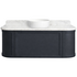 Turner Hastings Evara 120x53 Wall Hung Vanity with Real Marble Top To Suit Above Counter Basin Aegean Blue 1TH EV125-AB-1TH image NaN