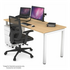 Jason.L 1200 x 700 Quadro Square Leg Home Office Desk - Maple QDS1207.W.ME image NaN