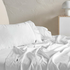 Linen House Augusta 500TC White Split King Sheet Set 01595D052 image NaN