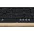 Bosch Series 8 Accentline 90cm Gas Cooktop Ceramic Glass Black PRS9A6L70A image NaN
