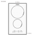 Westinghouse WHI324BA 30cm Induction Cooktop image NaN