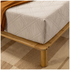 Zinus Arden Bamboo Queen Bed Frame with Pipe Headboard AU-FPWNH9ZC-08Q image NaN
