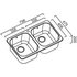 Abey Q200PK NuQueen Double Bowl Sink Pack image NaN