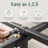 Zinus Moiz King Bamboo Wooden Bed Base AU-FBMMB2ZC-12K image NaN