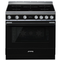Smeg 90cm Portofino Freestanding Electric Oven/Stove CPF9IPBL 