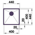 Blanco Single Bowl Undermount Sink with Overflow QUATR15400IUK5 image NaN