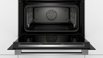 Bosch Serie 8 45cm Compact Steam Oven CSG656RB1A hero image