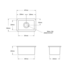 Turner Hastings Cuisine 30 Single Bowl Inset and Undermount Sink CU30FS image NaN