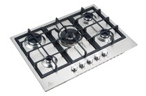 TRINITY 70cm Gas Cooktop 5 Burners Stainless Steel TRG700SS hero image