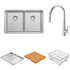 Abey Lucia Double Bowl Sink Pack LUA200TPK image NaN