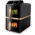 Philips 4000 Series 10L Stacked Dual Basket Airfryer Black NA462-70 image NaN