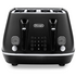 Delonghi Distinta Moments Four Slice Toaster Sunset Black CTIN4003BK image NaN