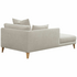 Kalona KYOTO Left Facing Chaise Sofa Pearl WS-205-LC-VILA-54 image NaN