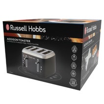 Russell Hobbs Addison 4 Slice Toaster Matte Black RHT514BLK hero image