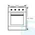 Glem ML96GGESI3PACK Upright Stove & Rangehood image NaN