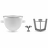 KitchenAid Ice Cream Bowl Attachment for Stand Mixer White 5KSMICM image NaN
