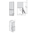 Miele 330L Bottom Mount Refrigerator Clean Steel KFN4375DDEDTCS image NaN