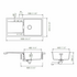 Abey Schock Mono Single Bowl with Drainer - Night MD-100LNT image NaN