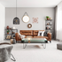 Planika WHI/BLKMDF Bio Ethanol Fire Coffee Table White/Black Finish image NaN