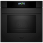 Siemens iQ700 60cm Pyrolytic Oven with Microwave Matte Black HM976GMM1 hero image