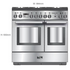 Falcon PROP100FXDFBL-CH 100cm Freestanding Dual Fuel Oven/Stove image NaN