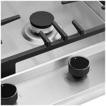 Omega 90cm Natural Gas Cooktop with Wok Burner Stainless Steel OCG905WX hero image