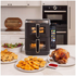 Kitchen Couture 11L Clear View Vertex Dual Draw Air Fryer Black 10005259 image NaN