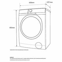 Electrolux 8kg Front Load Washing Machine EWF8024CDWA hero image