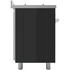 Glem Gas 90cm Gas  Oven & Cooktop Matt Black Freestanding Oven GS965GGMB image NaN