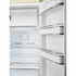 Smeg 270L 50's Retro Style Aesthetic Top Mount Fridge Cream FAB28RCR3AU image NaN