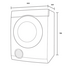 Westinghouse 4.5kg Vented Clothes Dryer WDV457H3WB image NaN