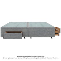 Sealy Spacesaver Super Queen Split Bed Base Front Drawer / Left Drawer Sand SV-SAN-SQN-FL hero image